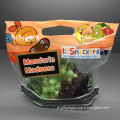 Clear Zipper Top Handle Packaging Bag Fruit Vegetable Fresh Keeping Storage Bag